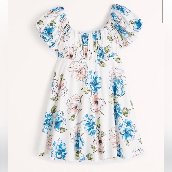 Abercrombie & Fitch Floral Mini Dress Size Medium NEW - Picture 1 of 7